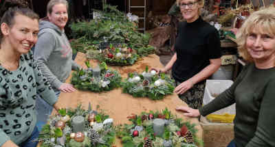 Bloemheid.nl kerstworkshop